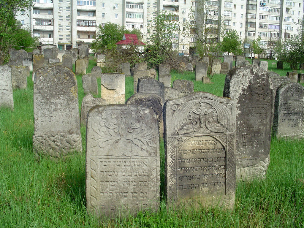 Well maintained cemetery in Kalush