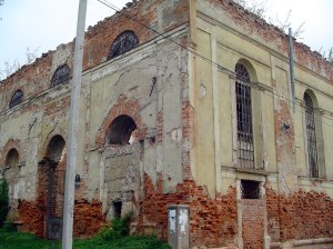 Remains of the Great Synagogue in Stryi