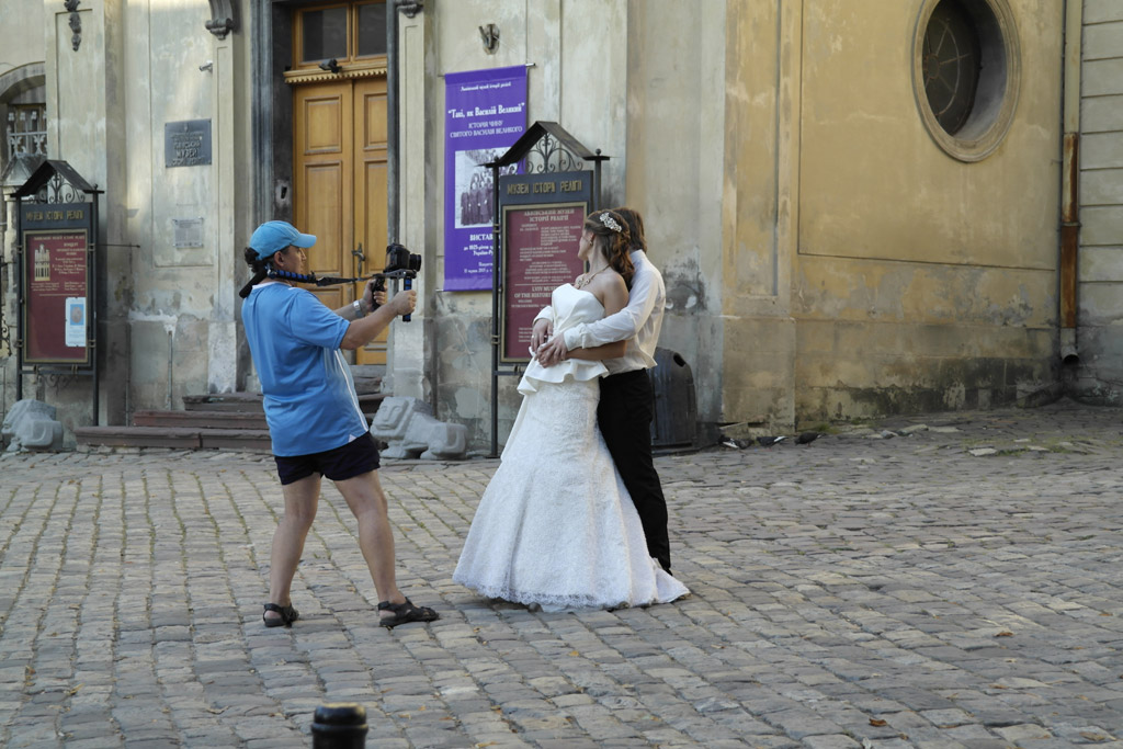 a wedding in preparation