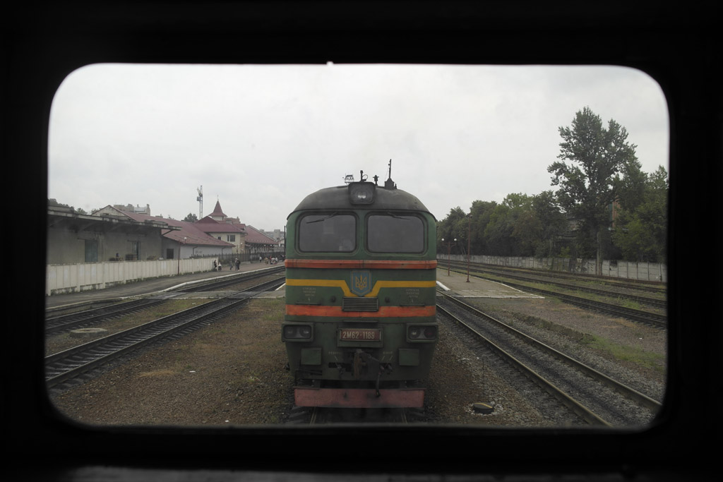 Train through Galicia