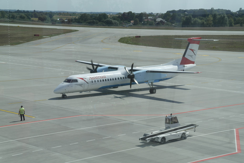 Lviv - Vienna, flight by Ausrian Airlines
