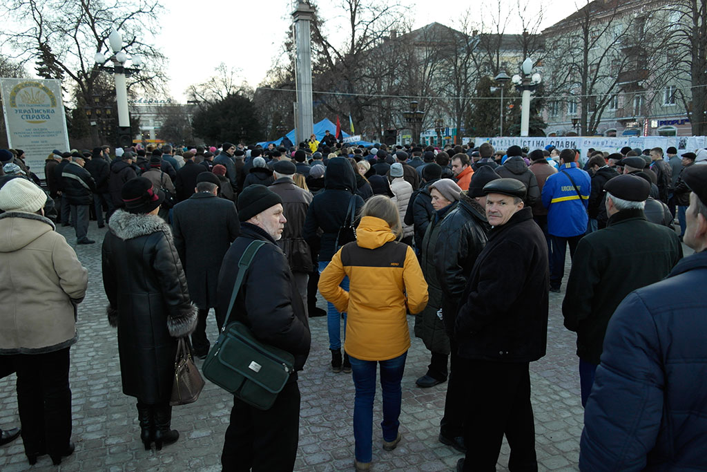 Ternopil - local Euromaidan