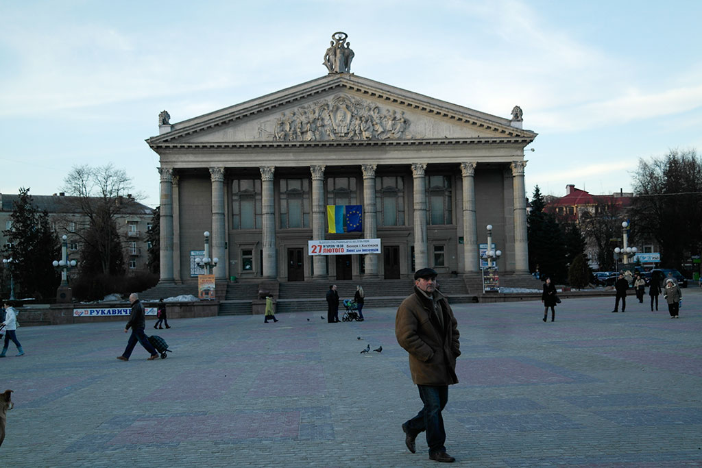 Ternopil - architecture from Stalin era