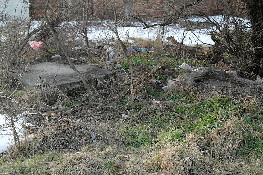 Zhovkva - remains of the Jewish cemetery