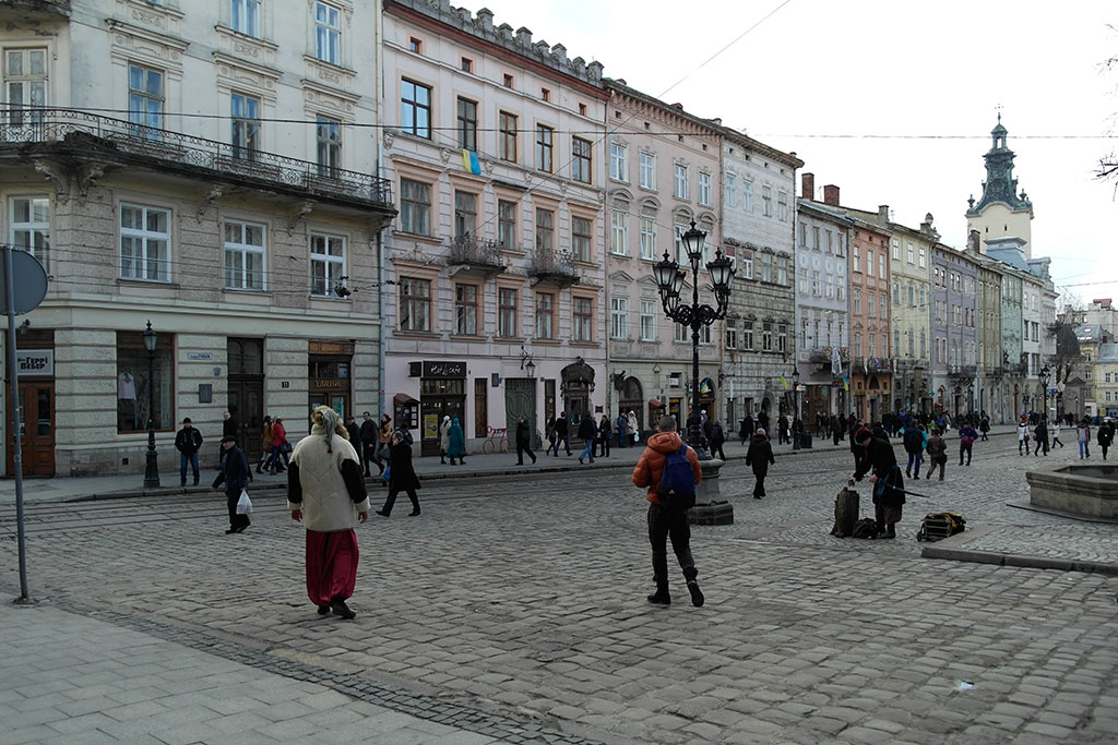 Rynok - market square of Lviv
