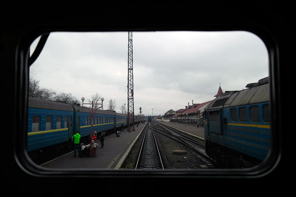 Train ride through Galicia