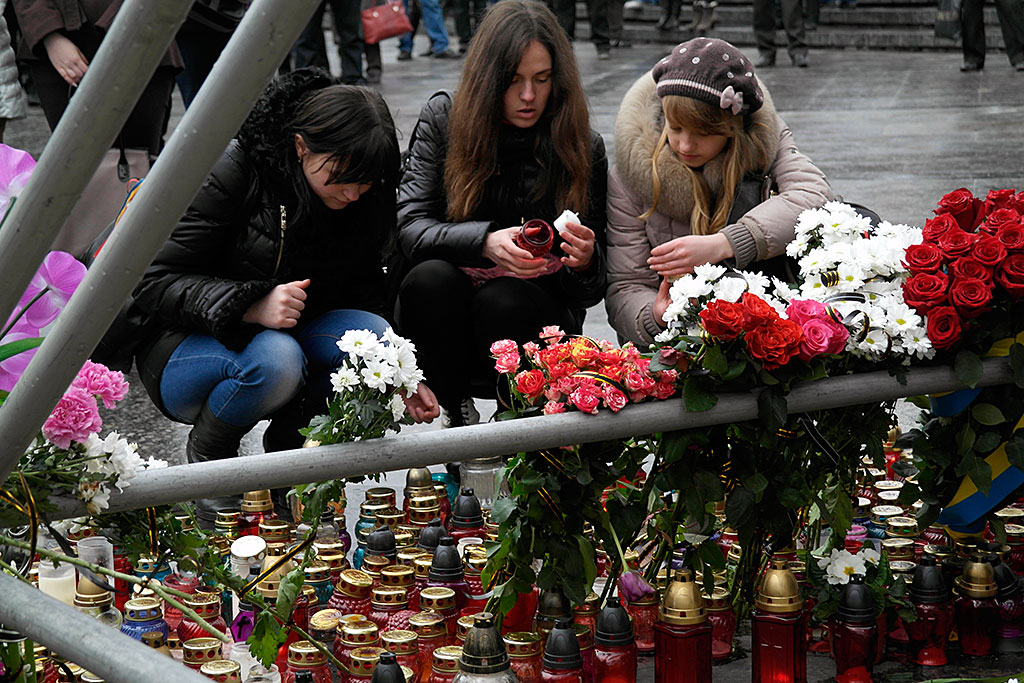 Lviv mourning the dead