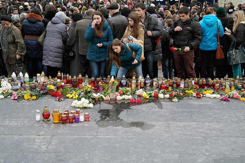 Lviv mourning the dead