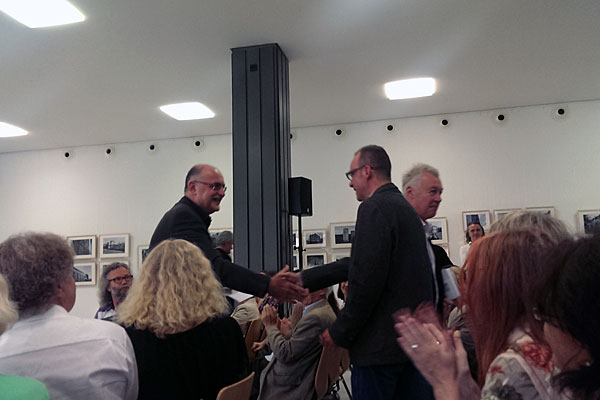 Exhibition opening, Cologne, September 17, 2014. Photo: Jürgen Ertelt