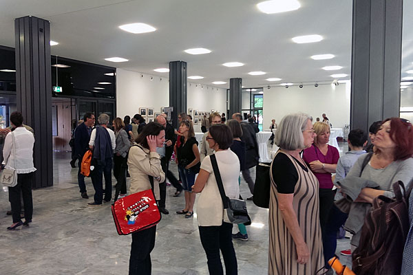 Exhibition opening, Cologne, September 17, 2014. Photo: Jürgen Ertelt