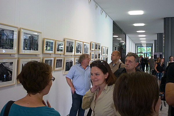 Exhibition opening, Cologne, September 17, 2014. Photo: Marion Tauschwitz
