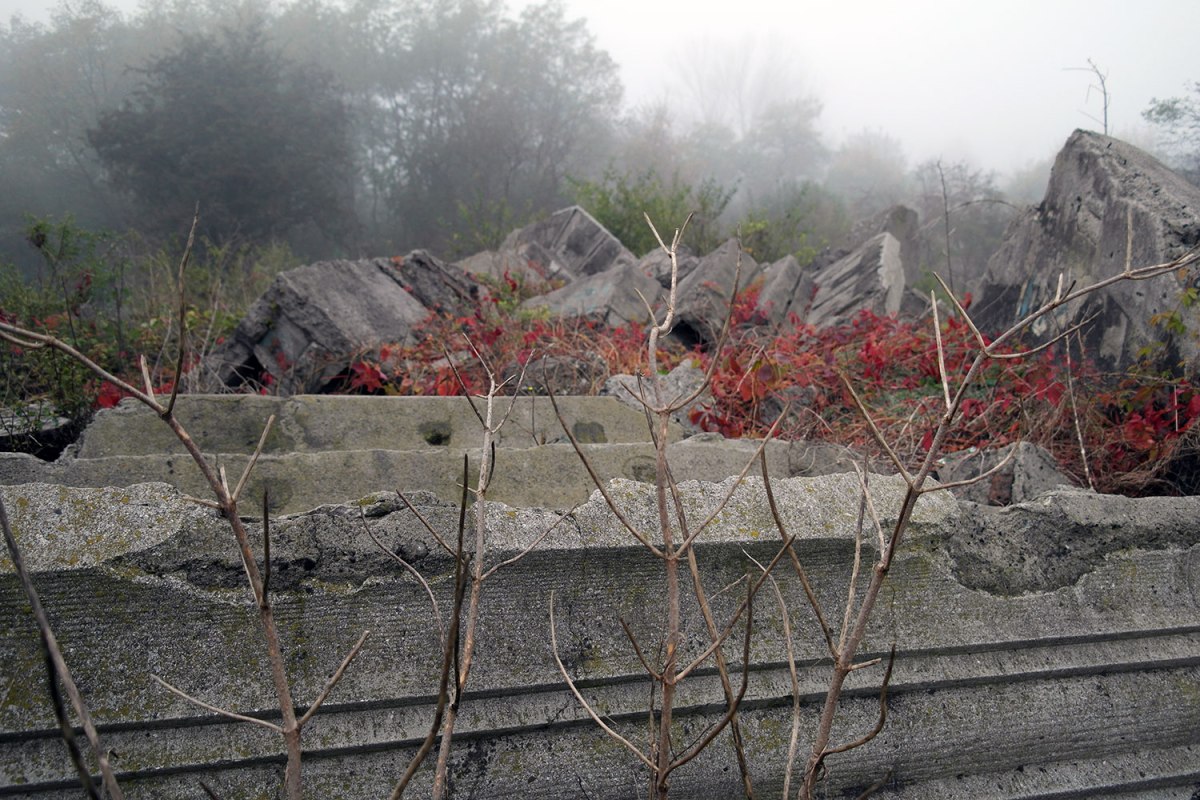 Plaszow - blown up building