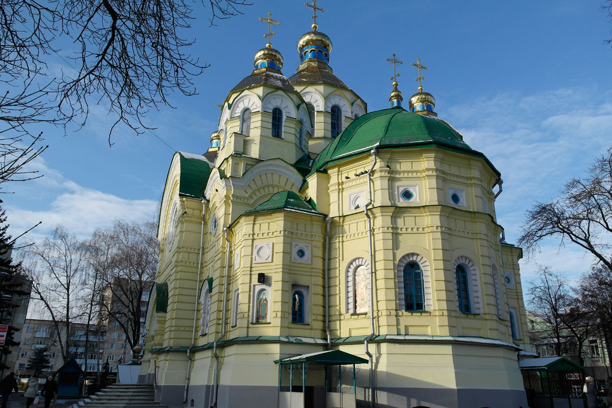 Rivne - Orthodox church, one of the last buildings of old Rivne