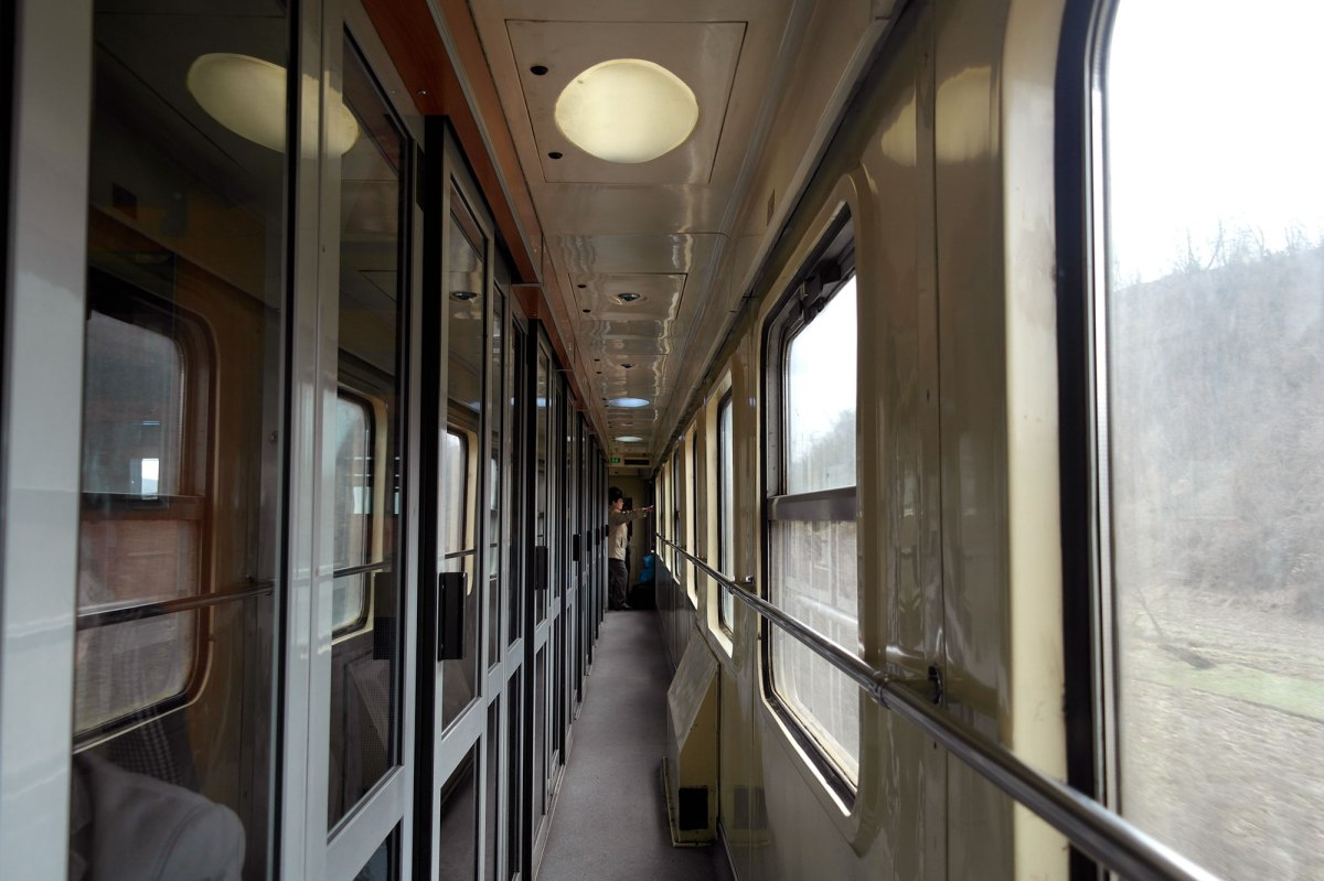 On the train to Suceava