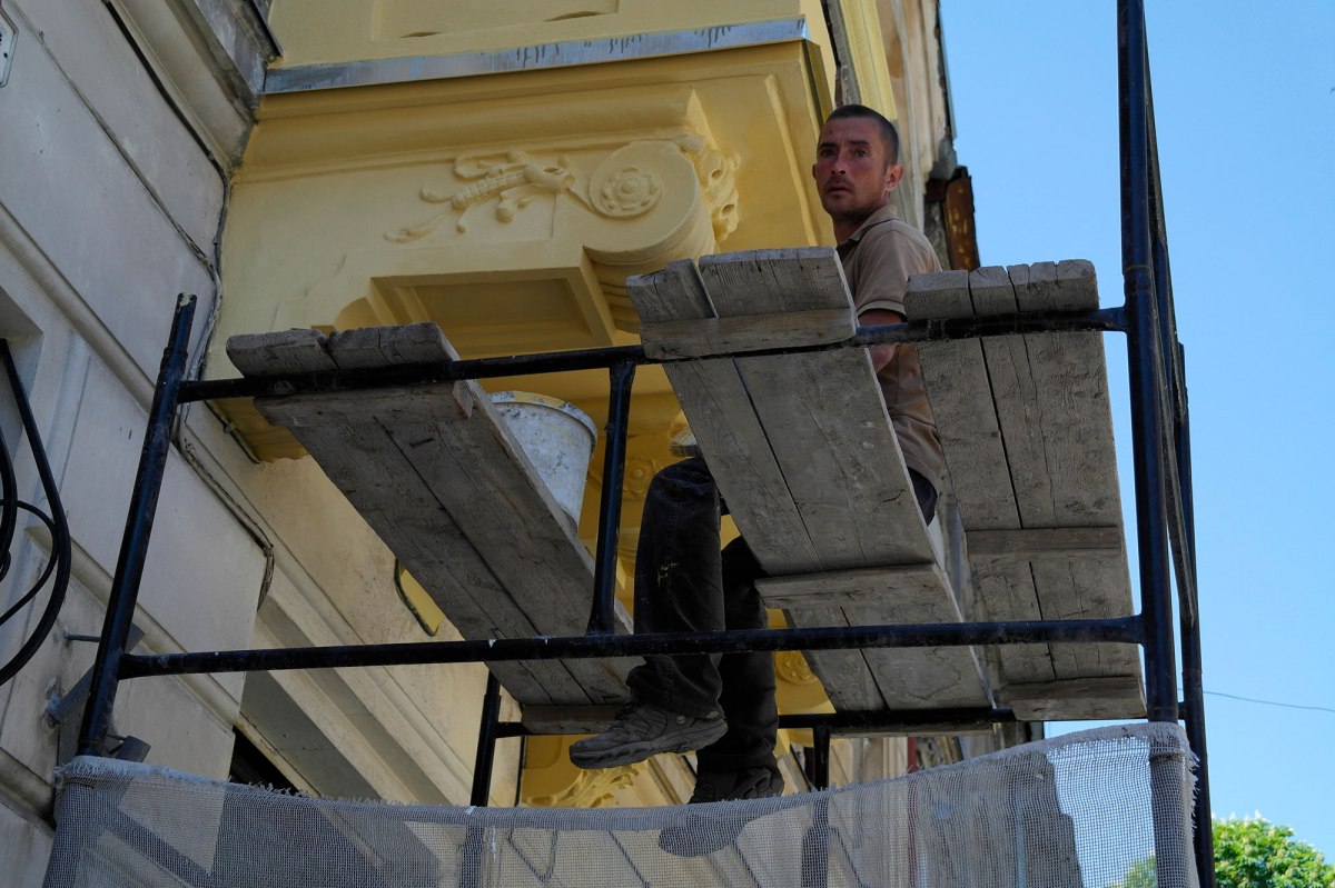Lviv - restoration works