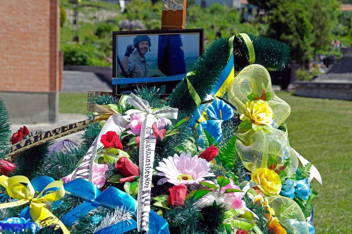 Lviv, Lychakiv cemetery, soldiers graves