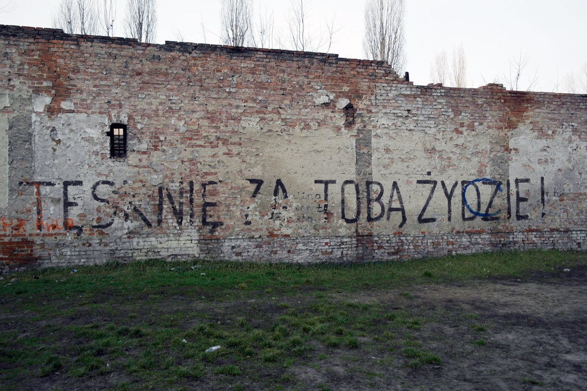 Warsaw - "I miss you, Jew!"