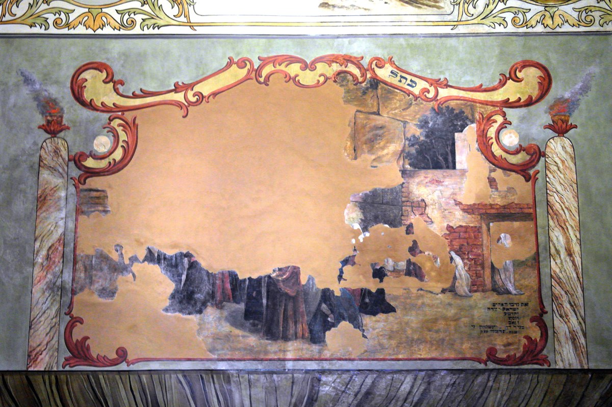 Warsaw - mural in a former prayer house, now a museum