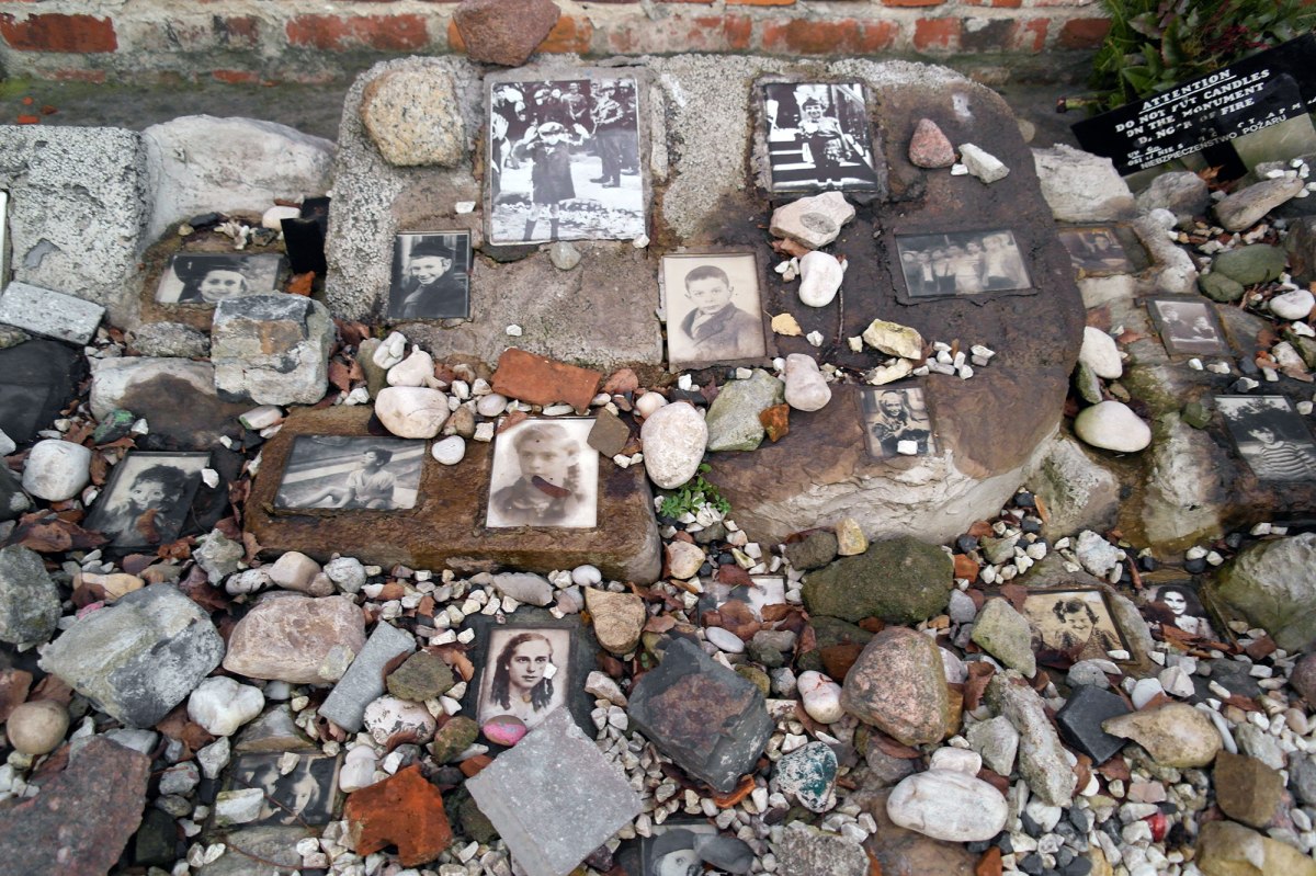 Jewish cemetery at Okopowa Street - memorial for murdered children