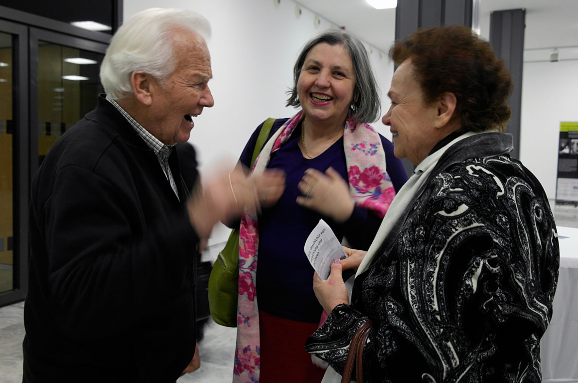 Activists of Action Reconciliation Service for Peace, among them Georg Goosmann