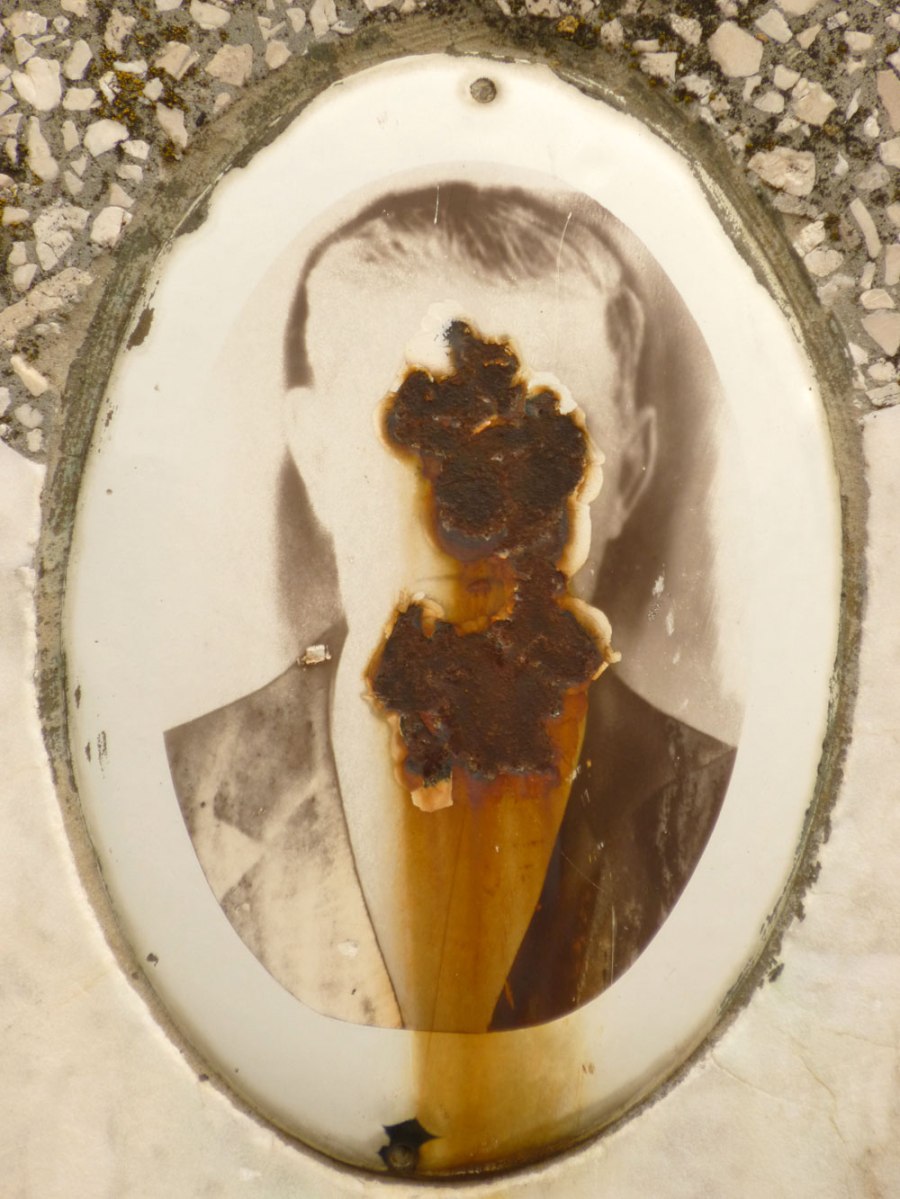 Portrait on a Jewish gravestone