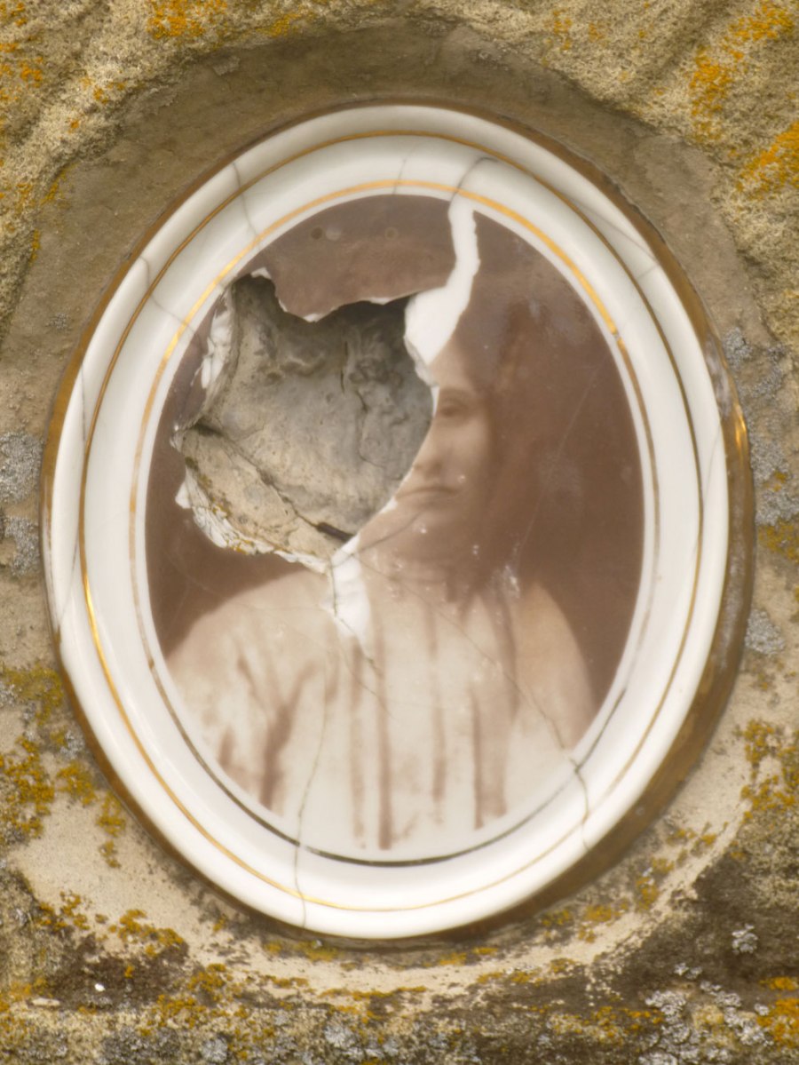 Portrait on a Jewish gravestone