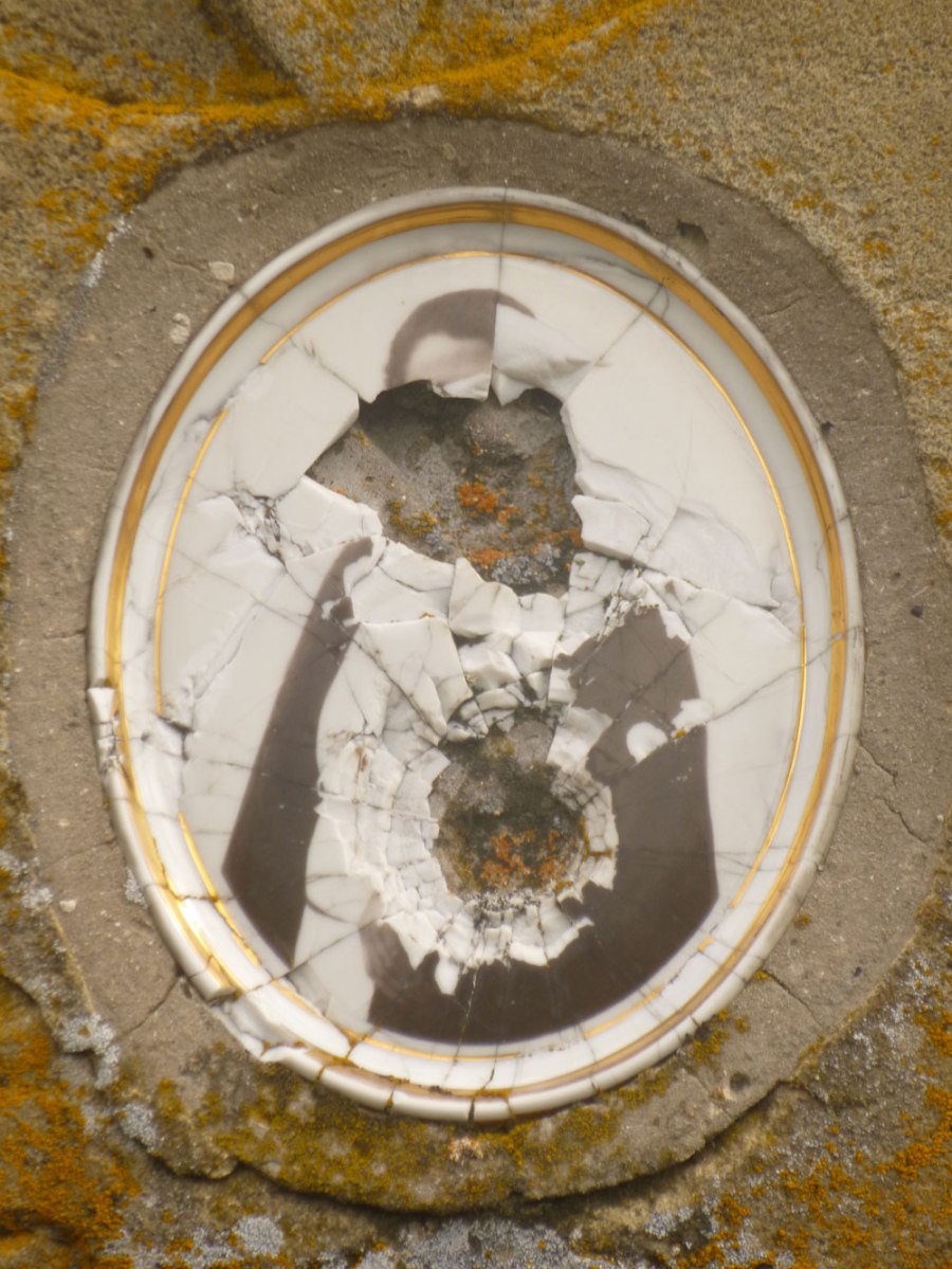 Portrait on a Jewish gravestone