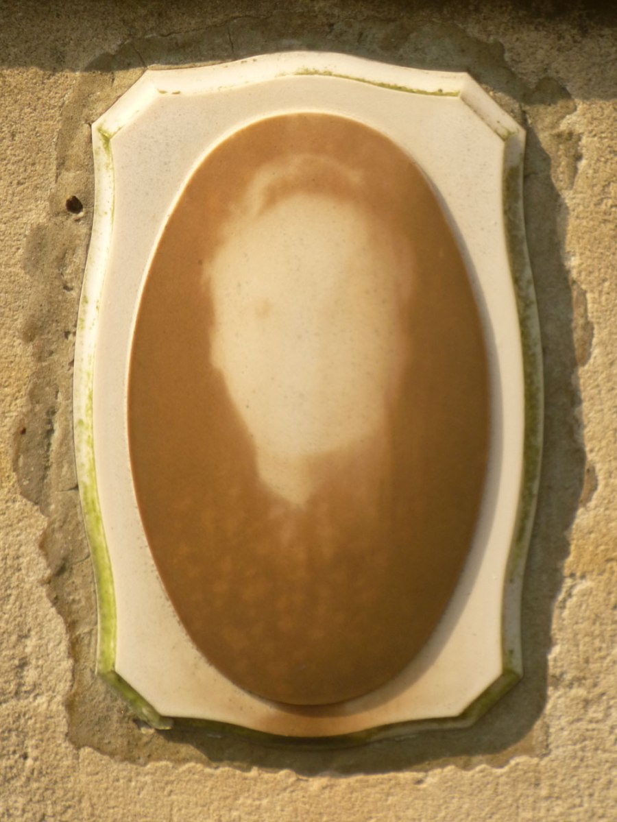 Portrait on a Jewish gravestone