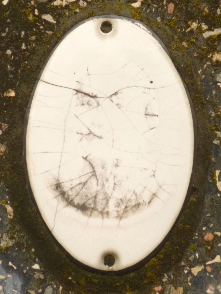 Portrait on a Jewish gravestone