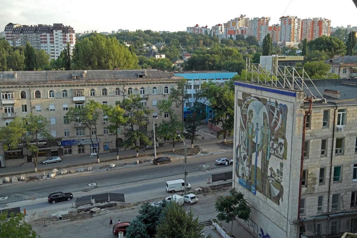 Chişinău (Chisinau) - view from Cosmos hotel