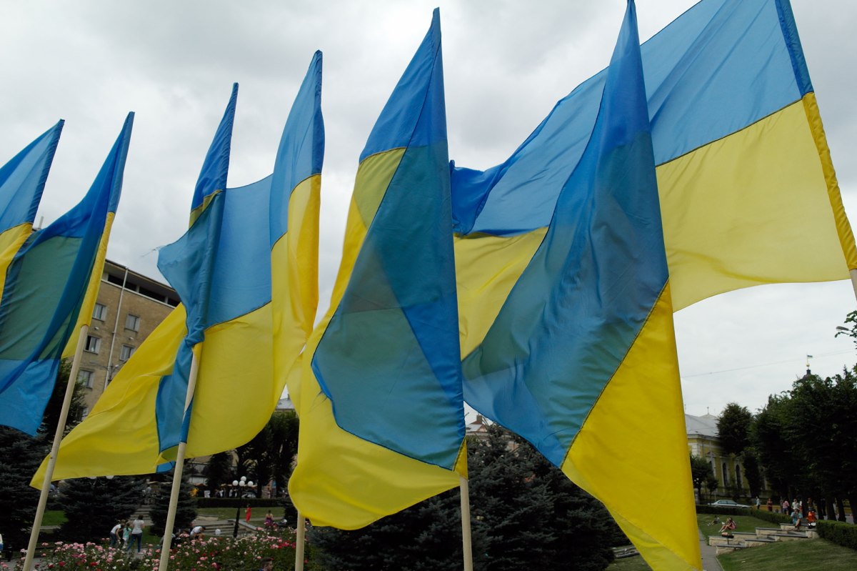 Flag decoration during Independence Day