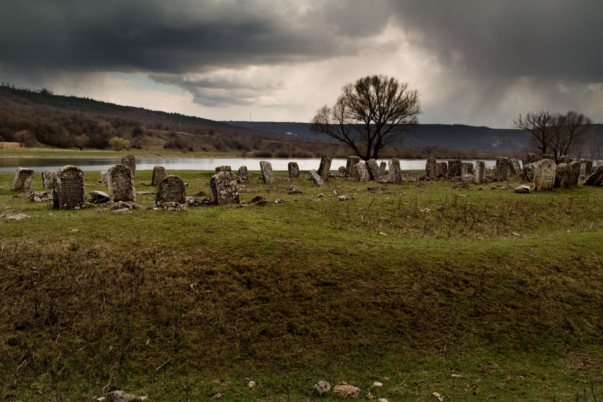 Vadul-Raşcov Jewish cemetery in March 2016