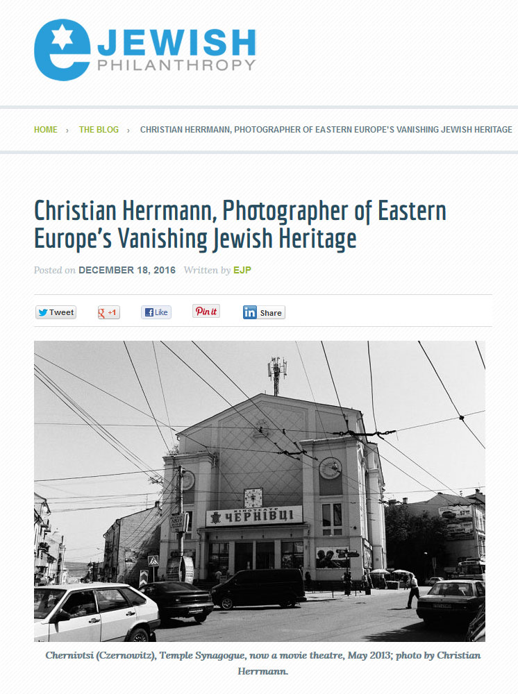 eJewish Philanthropy interview