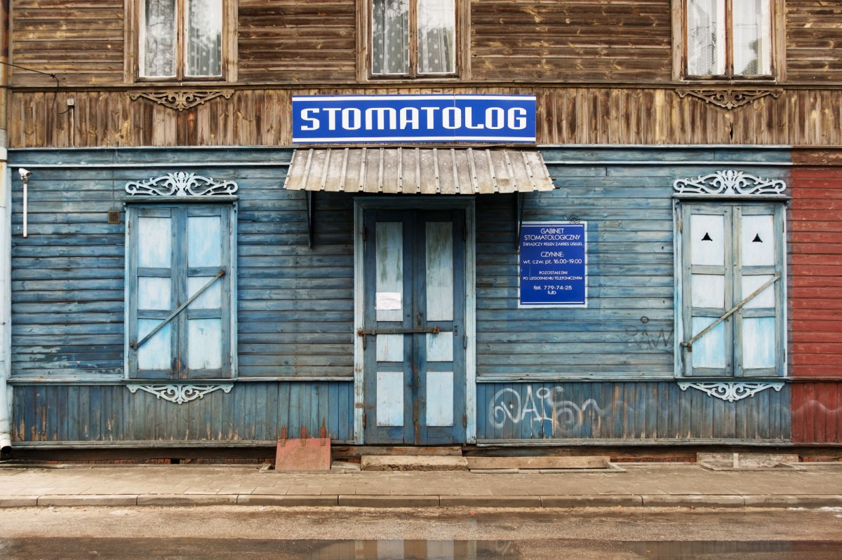 Otwock, wood building