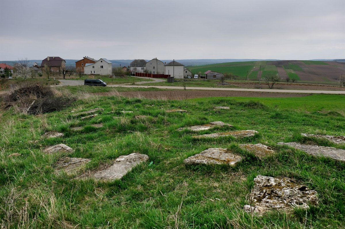 Peremyshliany - remains of Jewish tombstones