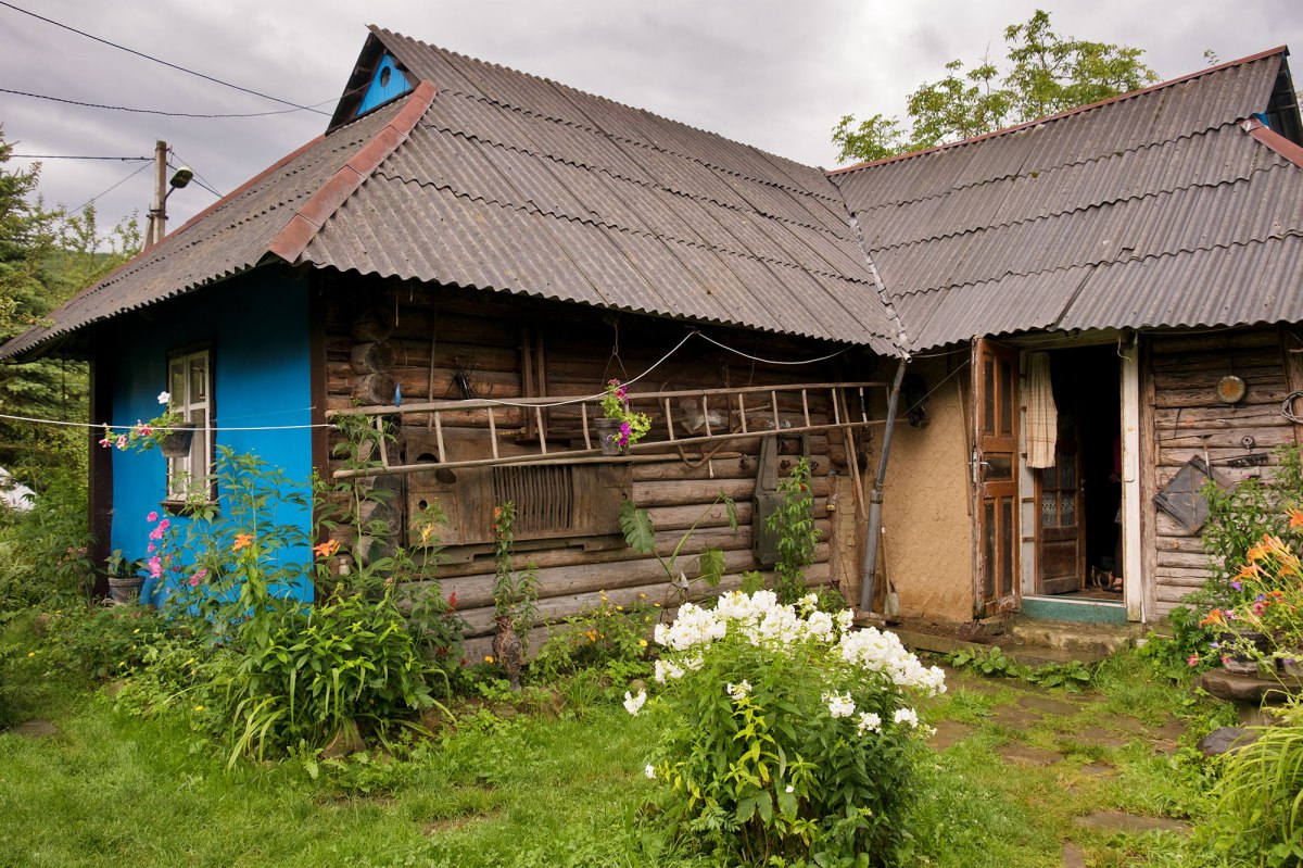 Pick-nick in Sheshory - old farm house