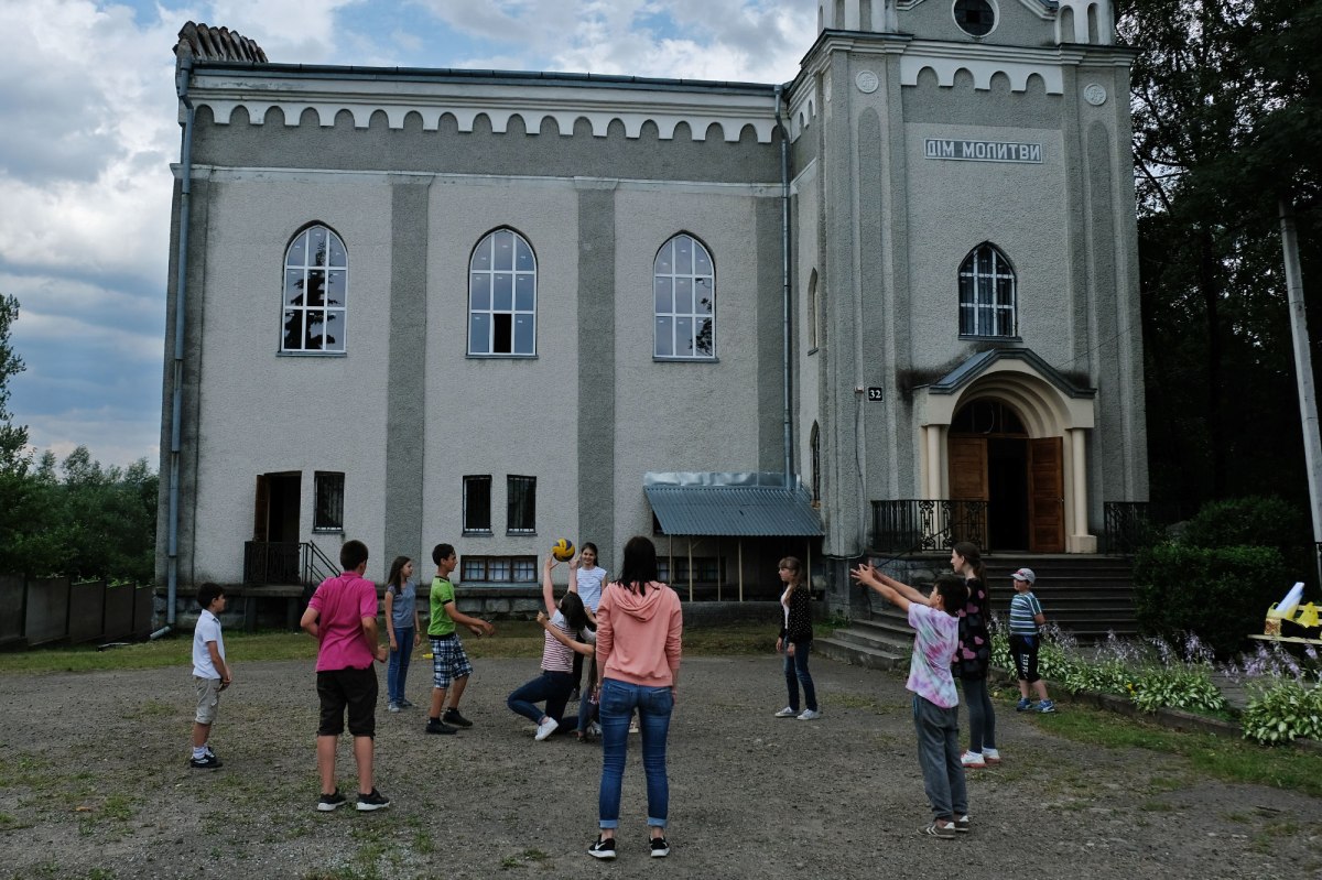 Dolyna synagogue - now a church