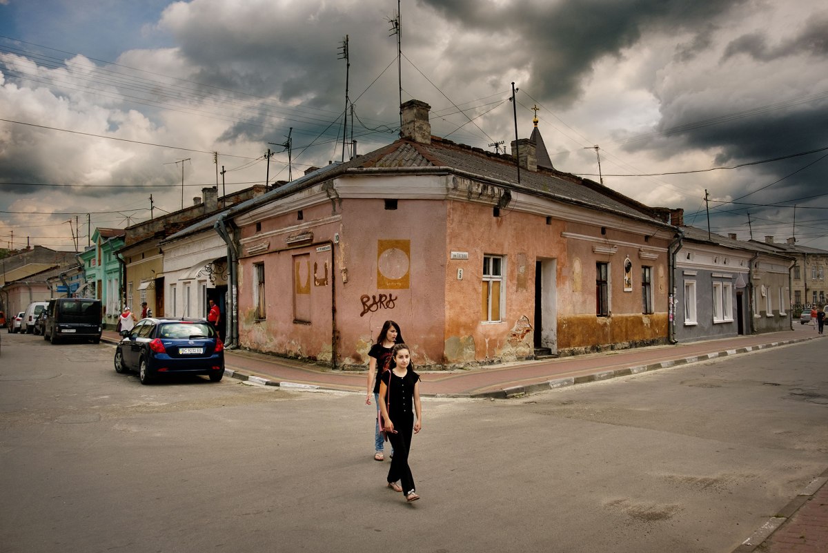 Stryi, former Jewish quarter, Ukraine
