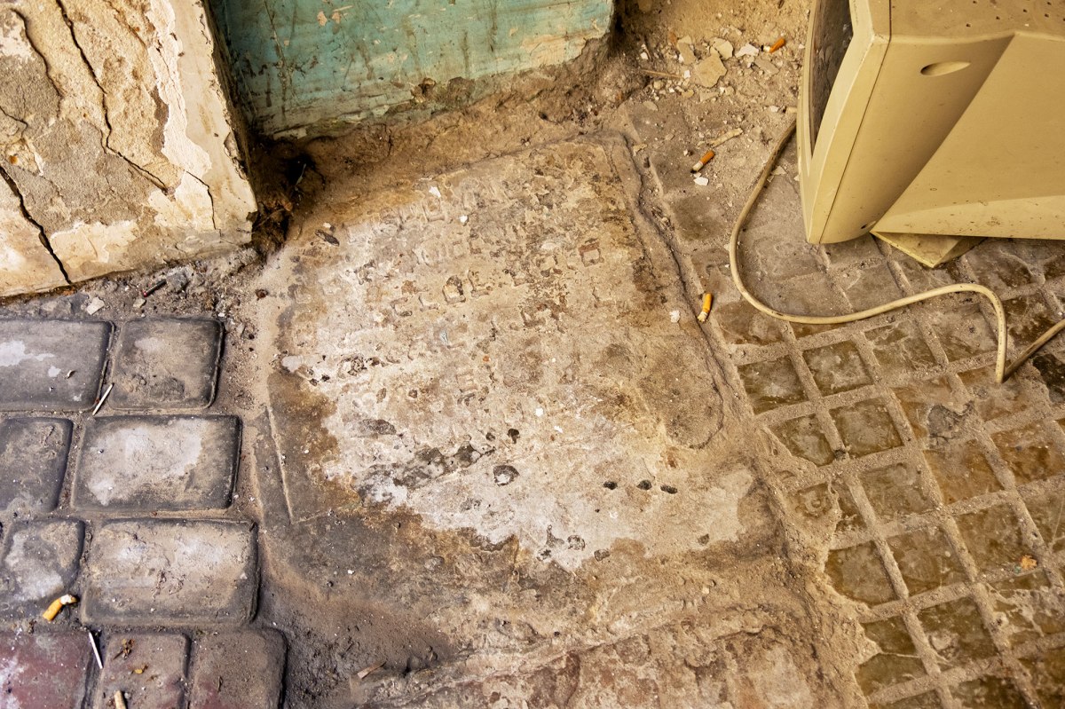 Saving Jewish tombstones at Halytska Square 15 in Lviv