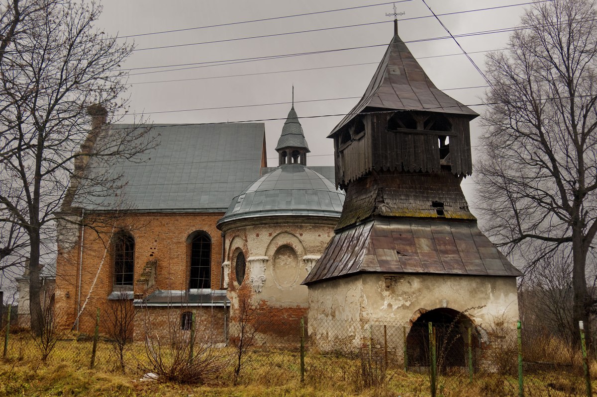 Crumbling Catholic church