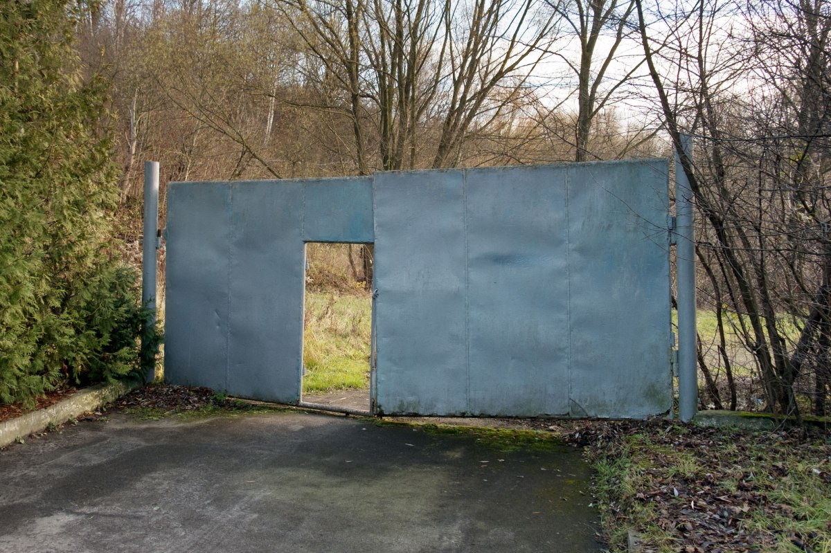 Janowska concentration camp site - gate to "the sands"