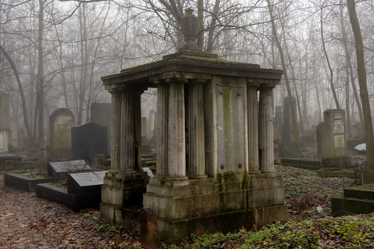 Jewish cemetery at Kozma Street