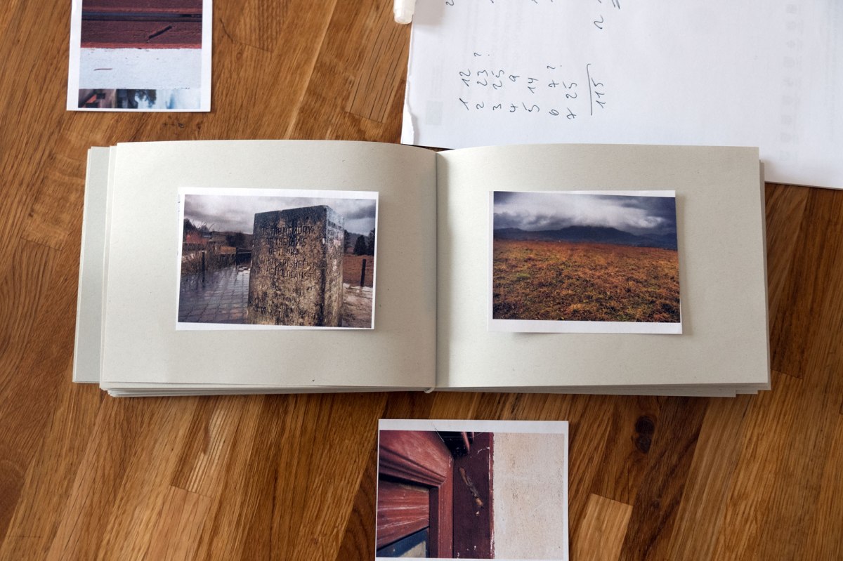 Working on the new book with Ania