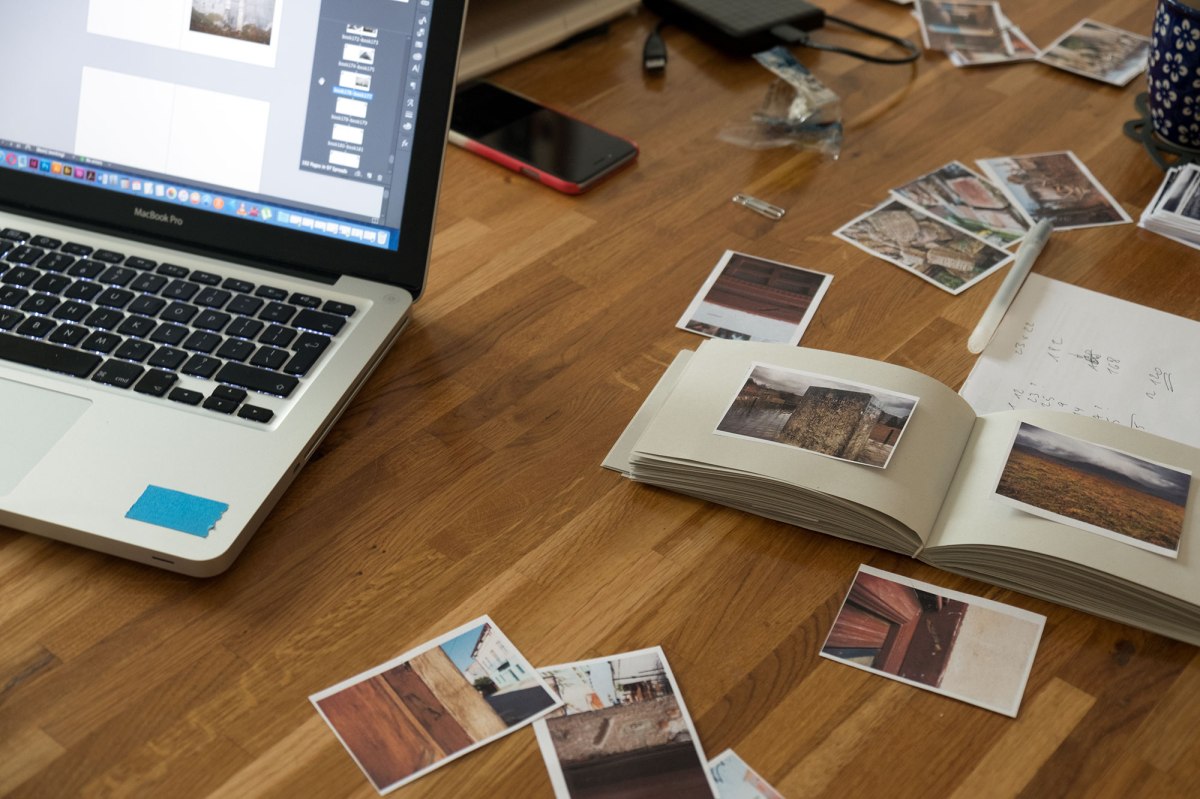 Working on the new book with Ania