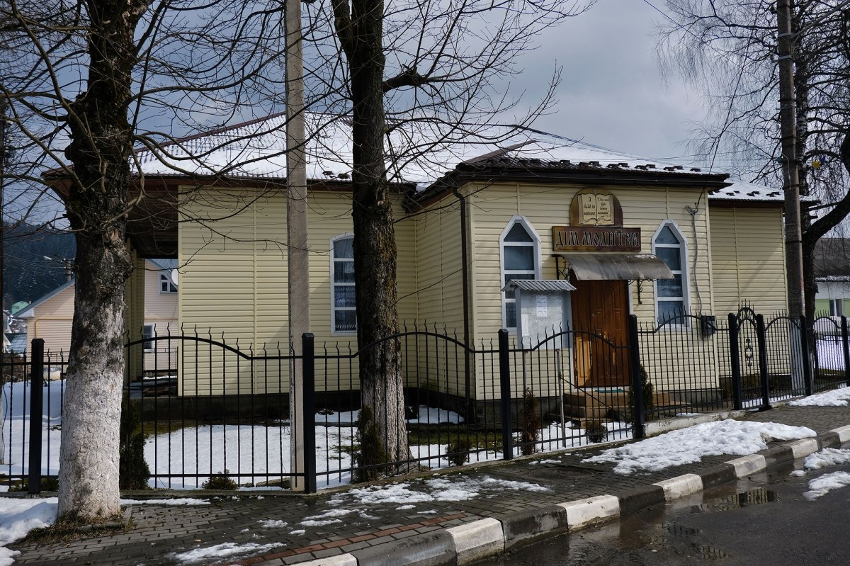 Former synagogue in Skhidnytsia