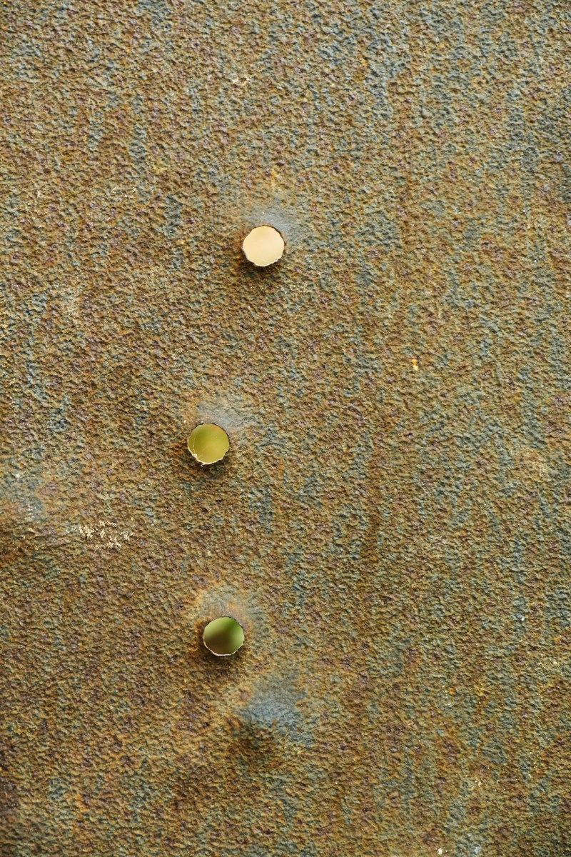 Chişinău Jewish cemetery - bullet holes in the gate of the ruined mortuary