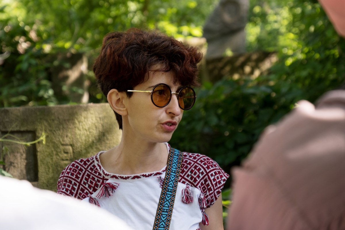 Chişinău - being guided by Irina Shikhova