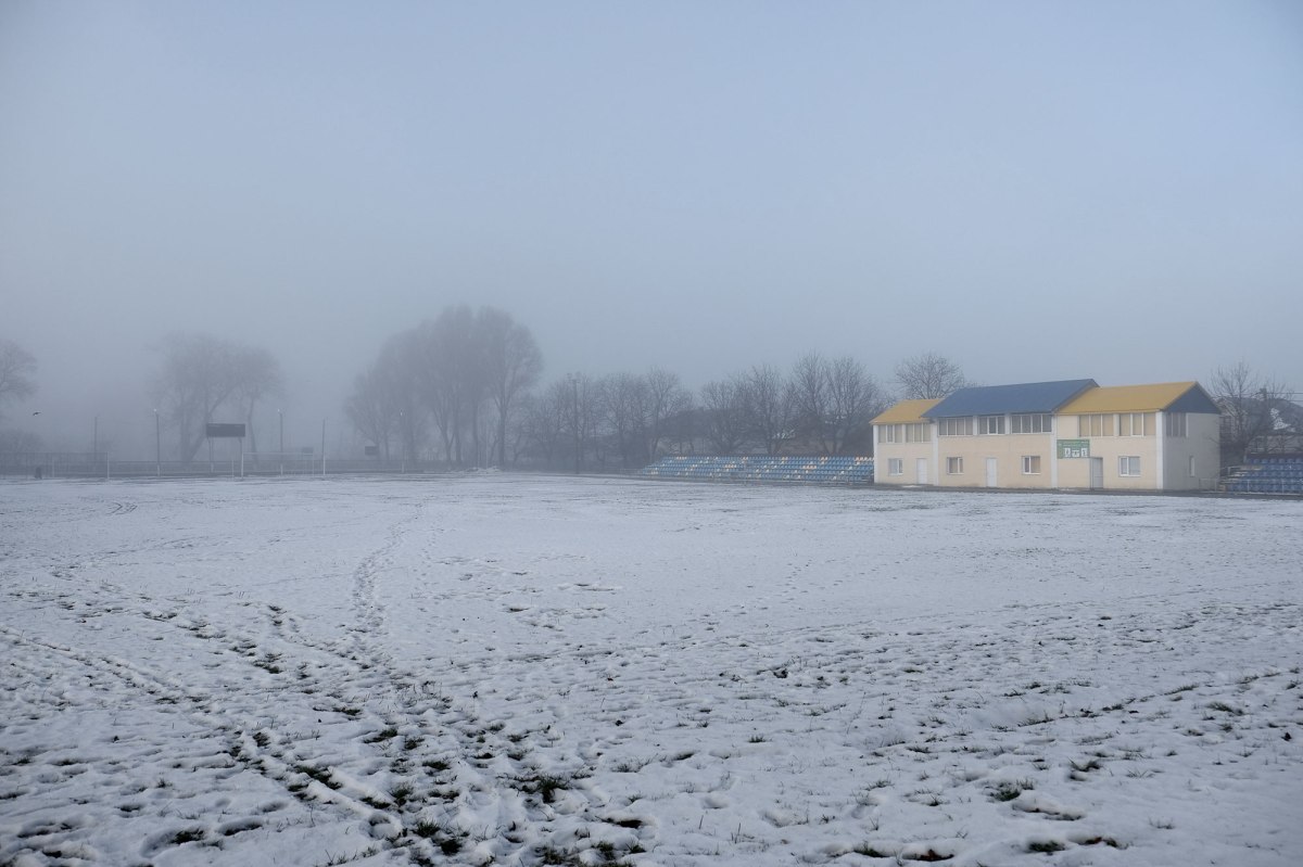 Skalat - Jewish cemetery, now a football field