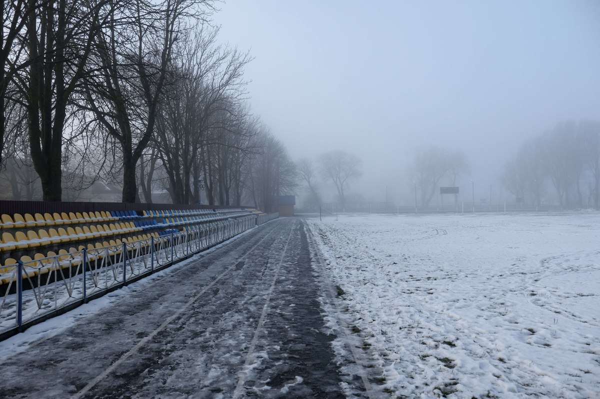 Skalat - Jewish cemetery, now a football field