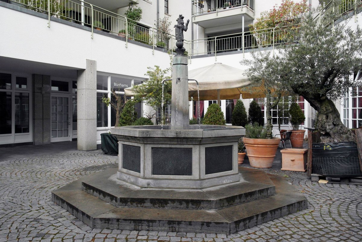 Cologne - Memorial fountain for the in Maly Trostinets murdered children of the Jewish school and the Jewish orphanage